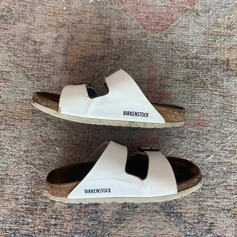 Birkenstock White Sandals